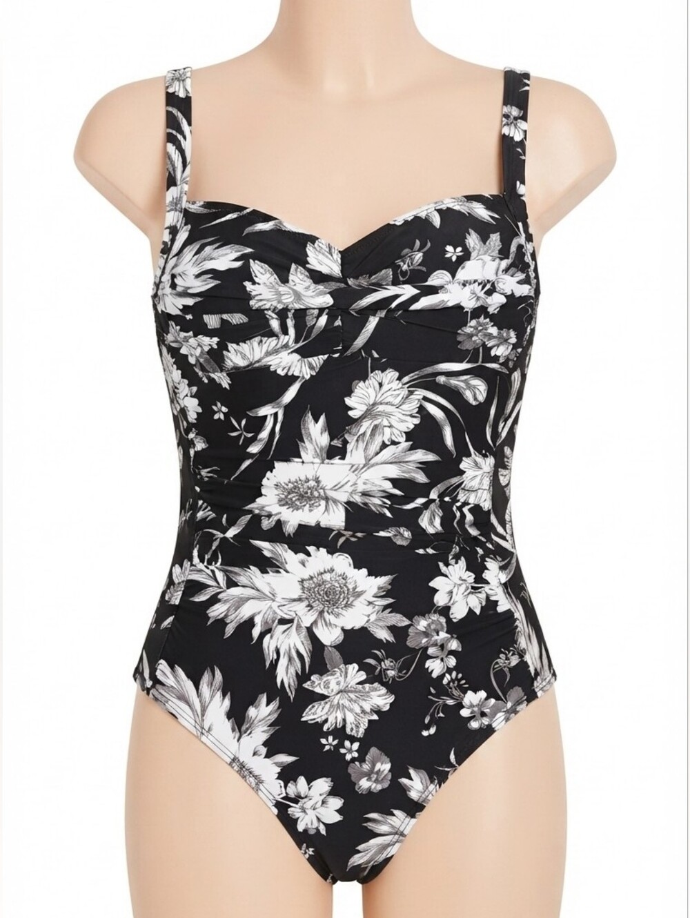 Niptuck Joanne MultiFit Cup One Piece Swimsuit Twisted Ruched Slimming Floral 4